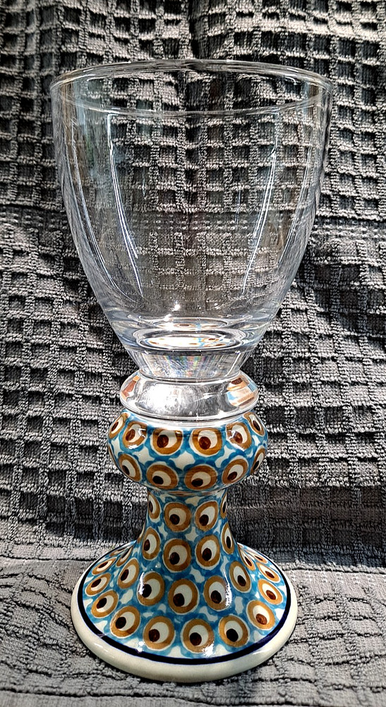 Andy’s Boleslawiec Polish Pottery Wine Glass