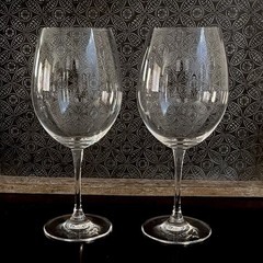 Waterford Crystal Cabernet Wine Glasses Robert Mondavi 9 3/4″ Set of 2