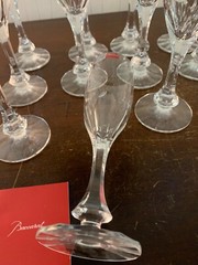 16 Baccarat Monaco Crystal Champagne Flutes (Price Per Piece)