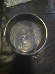 Vintage Silver Band Highball Glasses/ Tumblers 5.5” Tall Set 2