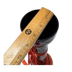 Blondies Sports Bar Souvenir Yard Glass Basketball Base Black Orange 15 in 44 oz