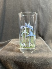 Corelle Shadow Iris Set Of 3 Vintage 12 Ounces Tumblers Glasses 5.5” High