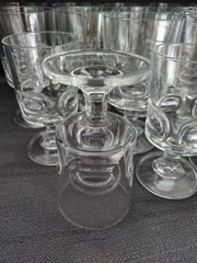 Vintage Cristal DArques Versailles Wine Water Glasses Goblets 18 Piece Set