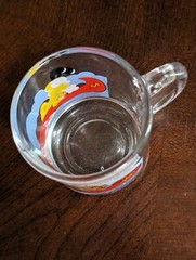 VTG 1978 Anchor Hocking USA Garfield Odie McDonalds Glass Coffee Mug JIM DAVIS