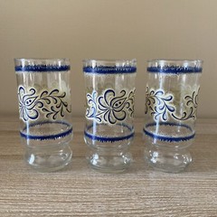 Three Libbey Glass Tumblers Pyrex Corning Homestead – Set of 3