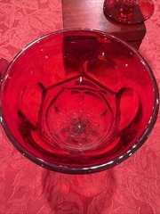Exquisite Fostoria Ruby Red 6.5” Vintage Argus Stemmed Goblets. Ex Condition