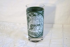 ROYAL COLONIAL HOMESTEAD GREEN USA 12oz 5 5/8″ Water Glasses Tumbler Set of 2