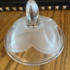 Candy Dish & Lid Cristal D’Arques Durand Florence Design