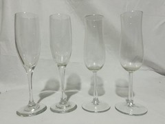 Lot Of 4 Champagne Flutes