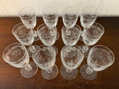 20 Cleo Crystal Water Glasses From Saint Louis (Price Per Unit)