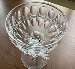 Vintage Stuart Crystal Clifton Park Cut Champagne Coupe Saucer Glass