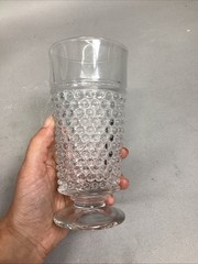 Set Of 7 Anchor Hocking Iced Tea Glass Tumblers – 6.5”H