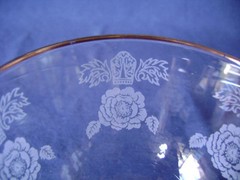 Vtg Libbey Rock Sharpe #3003 White Rose &Crown 12 Glasses Goblets 3 Sizes