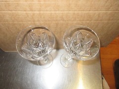WATERFORD CRYSTAL CHAMPAGNE FLUTES 2 SIGNED JOHN CONNELLY RARE Millennium Series