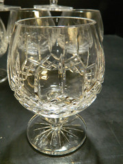 Vintage Set Of (6) Galway Longford Brandy Snifter Glasses 4.5″ x 3.13″ Excellent