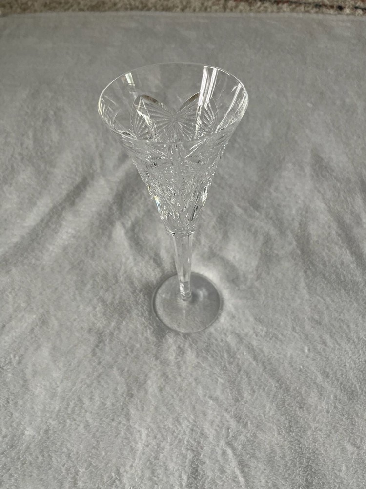 Waterford Crystal Millennium Happiness Butterfly Champagne Flute