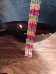 Vtg-Anchor Hocking Glass CO-Royal Ruby Large Round Salad Bowl-11.5″ Diameter