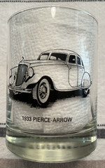 Rock Glasses-12 oz.-Classic Cars-Packard, Cord, Vette, Thunderbird, Lincoln, etc