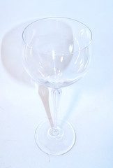 Rosenthal Crystal Studio-Linie Wine Goblet Glass, Icicle Stem, 8.75″, EX cond.