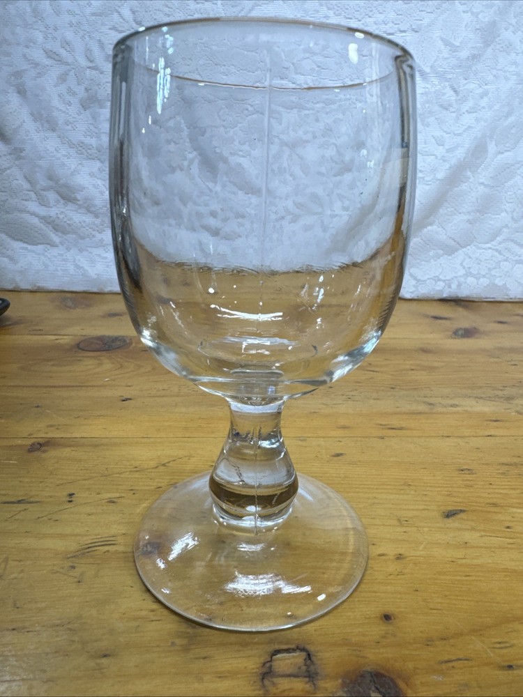 Vintage 10 oz Heavy Beer goblet/short-stemmed chalices