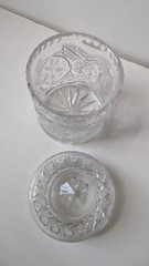 Beautiful Hand Cut Crystal ICE Bucket Cookie Biscuit Candy Jar with Lid