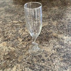3 1970’s Libbey Brand Champagne Flutes Barware Z Stem – No Chips/Cracks VGC