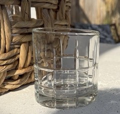 1 Single ANCHOR HOCKING Old Fashioned Tartan Clear Glass Highball Tumbler Rocks