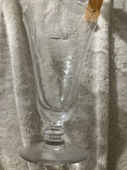 Vintage Fostoria Rose Crystal Ice Tea Goblets 4 Pack
