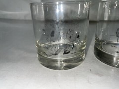 Vintage Bill Davey Set of 3 Comic Strip Rock Glasses Humorous Golf Man Cave Time