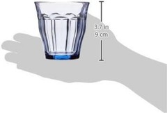 Prisme Marine Blue Glass Drinking Tumblers – Stylish & Functional Set of 6