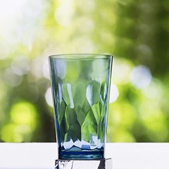 JGIRL Unbreakable Plastic Drinking Glasses [Set of 6] Assorted Colors