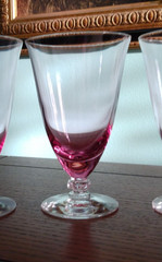 Tiffin Wisteria Pink Iced Tea Goblet (Stem 17477) TIFFIN-FRANCISCAN