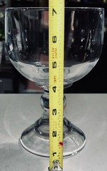Jumbo Heavy Thick Rimmed Margarita Glass Goblet Clear Shrimp Cocktail Ice Cream