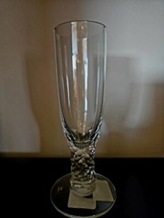 REED & BARTON Viewpoint Crystal Champagne Flutes Glasses SET of 6, NEW!