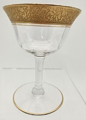 Vintage Tiffin-Franciscan Rambler Rose Clear Liquor Cocktail Goblet 4 Ounces