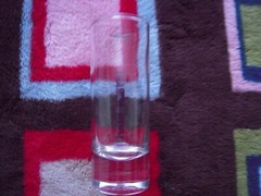  LOT OF 7 NOS VTG ABSULUT KURANT CLEAR GLASS SHOT GLASSES 1-1/2″ DIAM X 4-1/8″ H