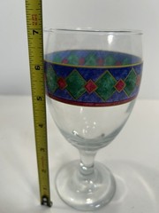 SET OF 8 Pfaltzgraff AMALFI CLASSIC 12 oz Glass Wine Goblets