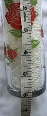 Vintage Anchor Hocking Glasses Tumbler Red Rose, Climbing Roses Set Of 6 MCM 6”H