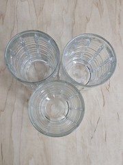 Anchor Hocking Tartan Manchester 12 oz Glass Tumblers Set of 3 Clear