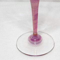 Mikasa Jamestown 1 Single RUBY Water Goblet 9.125″ Discontinued Blown Glass Rare