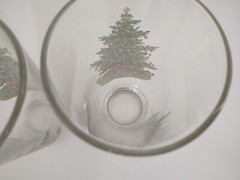 Set of 2 Pfaltzgraff Christmas Heritage 20 Ounce 6 3/4″ Cooler Glasses