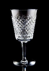 Waterford Alana Water Goblet Glasses Set of 6 Elegant Vintage Crystal Signed