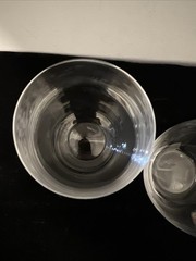 Riedel Stemless Wine glass Cabernet/Merlot 5” Tall Set Of 2 Delicate