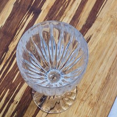 Mikasa Park Lane Lead Crystal Wine Glass Goblet 6 3/8″ SN101 Germany EUC