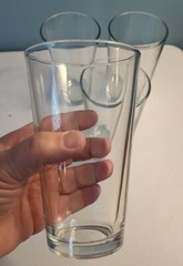 NEW. Set of 2 Libbey 16 oz. Flare Cooler Glasses Tumblers 5 7/8″ Tall