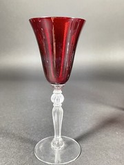 8 Cambridge 3035 or Morgantown Monroe Ruby Spanish Red Sherry Wine Glasses 6.25”