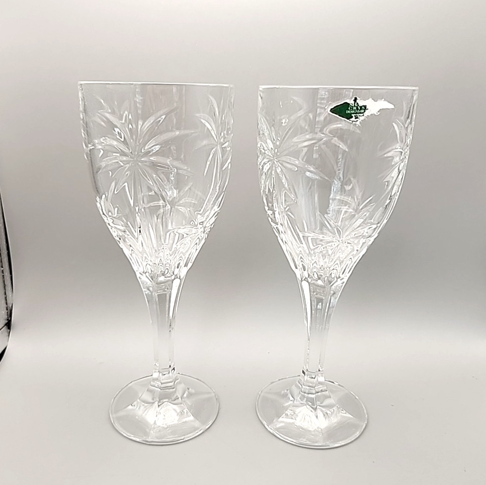 Godinger South Beach Palm Water Glasses