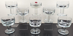 8) Svend Jensen Thor Champagne Sherbet Glass Set Vintage Danish Krosno Retro Lot