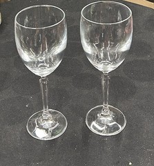 Pair Of Decor Plain by LENOX Water Goblets 8in