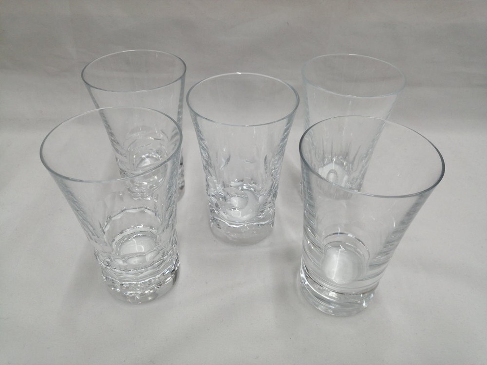Baccarat drinking glasses set of 5